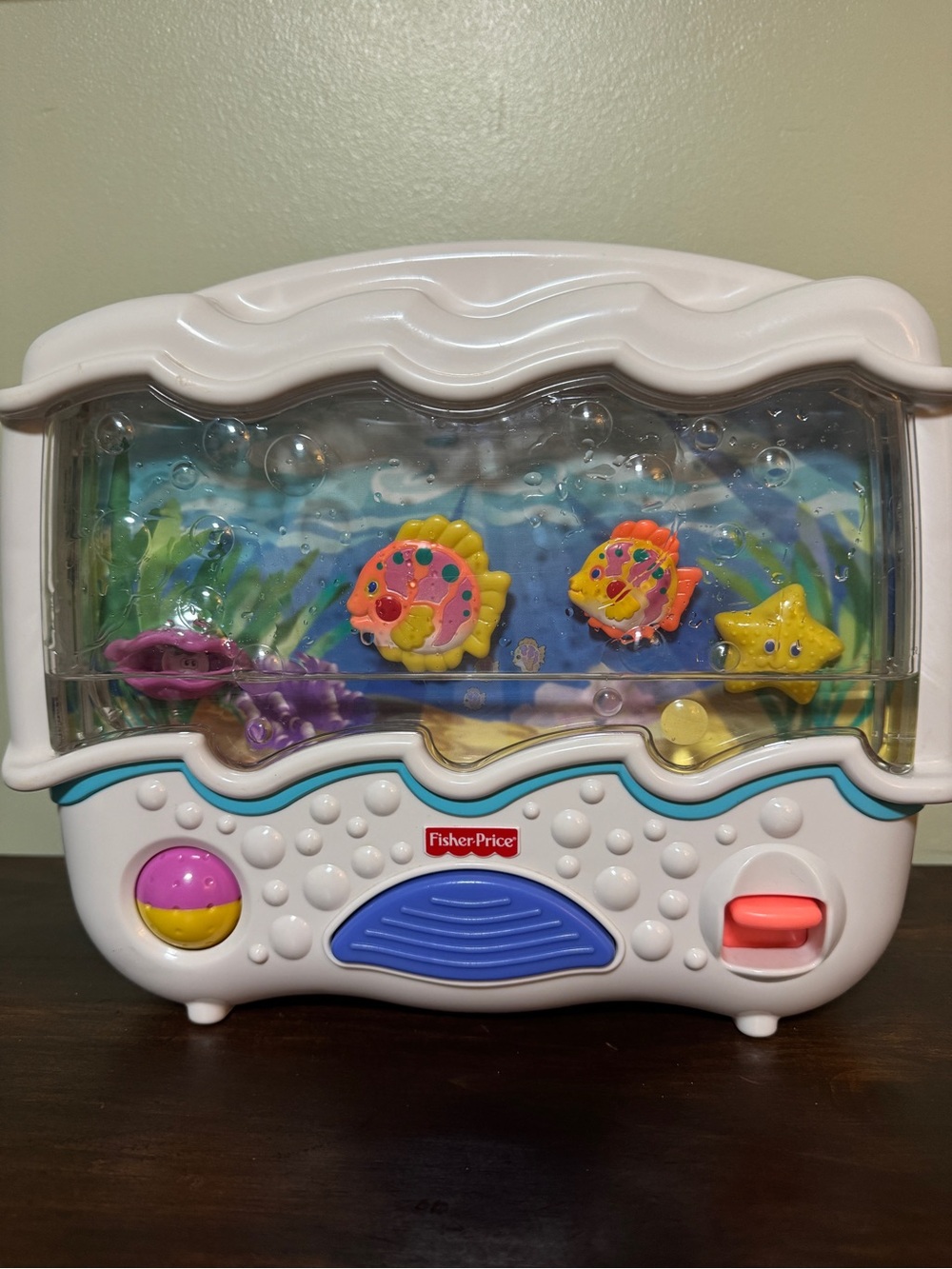 Fisher Price Ocean Wonders Aquarium Crib Soother 2002 Vintage WORKS
